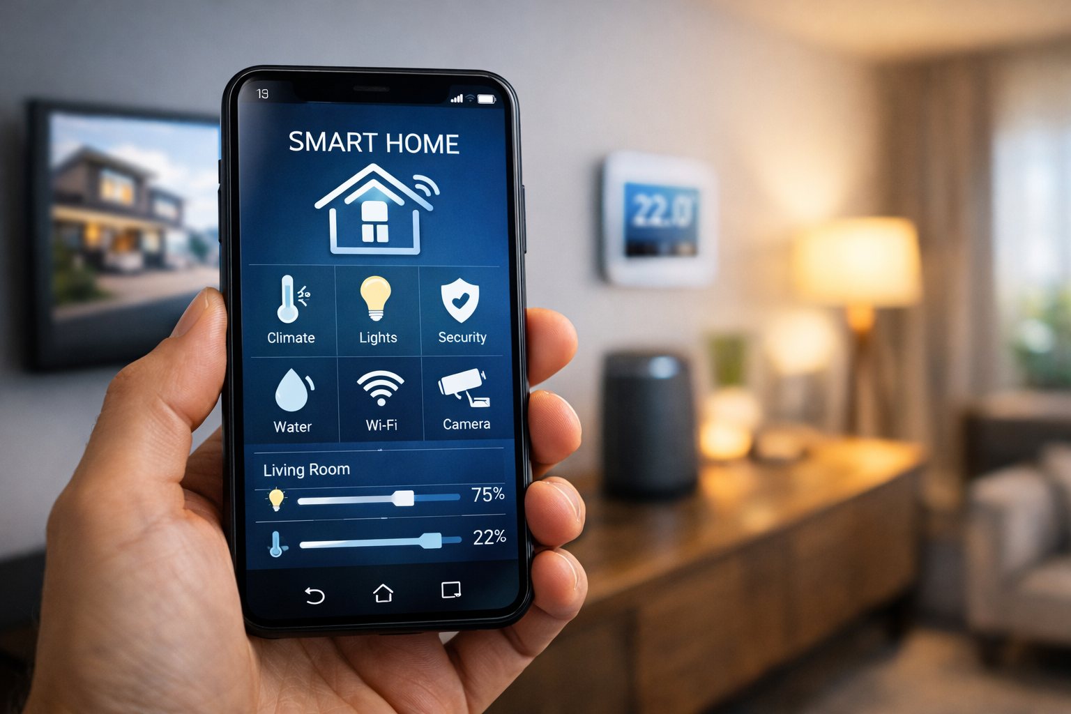 Ovládání chytré domácnosti